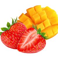 Black ice Dragon Fruit Strawberry & Raspberry Watermelon